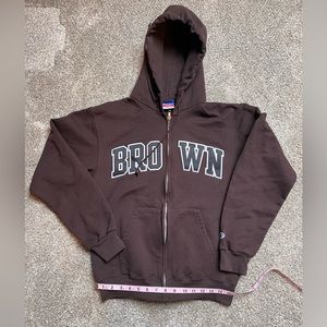 Brown Champion. Sweatshirt- size small